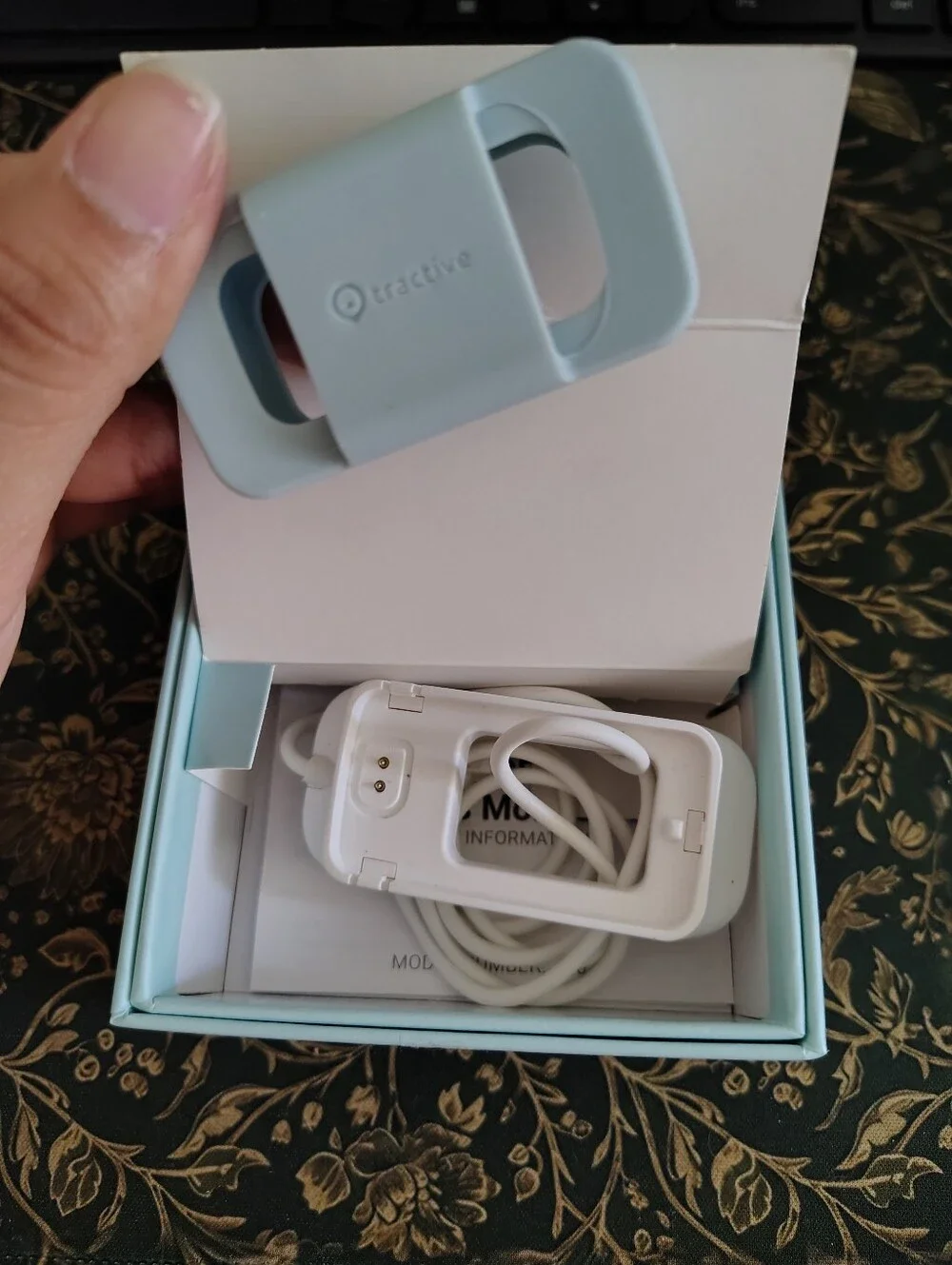 Tractice CAT Mini Pet Tracker - Light Blue